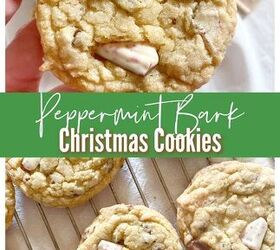 peppermint bark christmas cookies