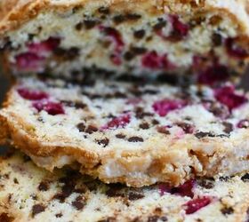 Cranberry-Chocolate Chip Bread With Orange Glaze