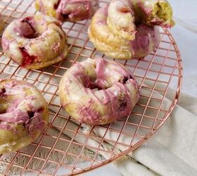 s 11 healthier desserts for family feasts, Strawberry Kefir Donuts