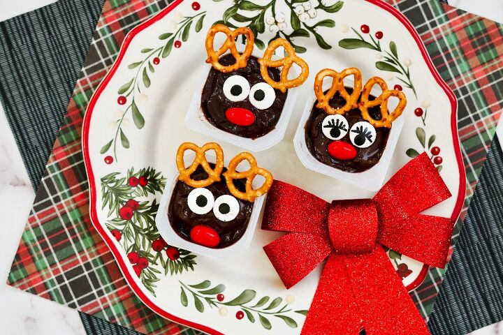 fun and easy christmas reindeer pudding cups recipe