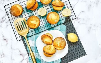 5 Ingredient Easy Lemon Cake Mix Muffins