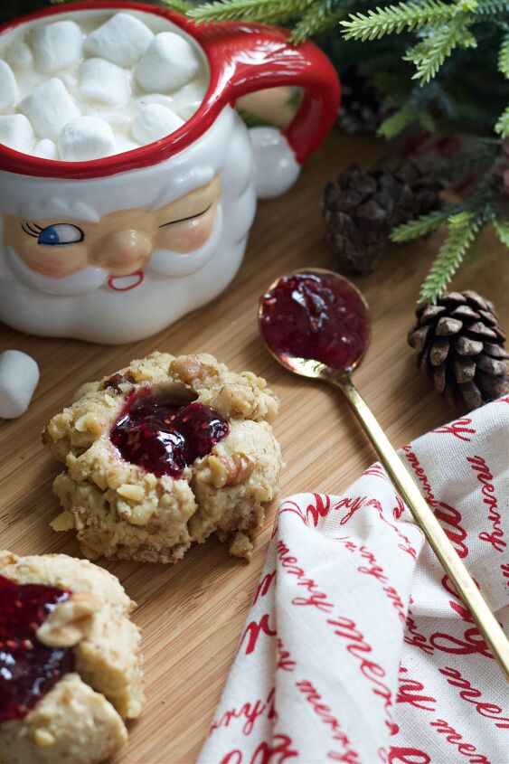 buttery and rich thumbprint cookies