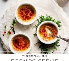 eggnog creme brulee
