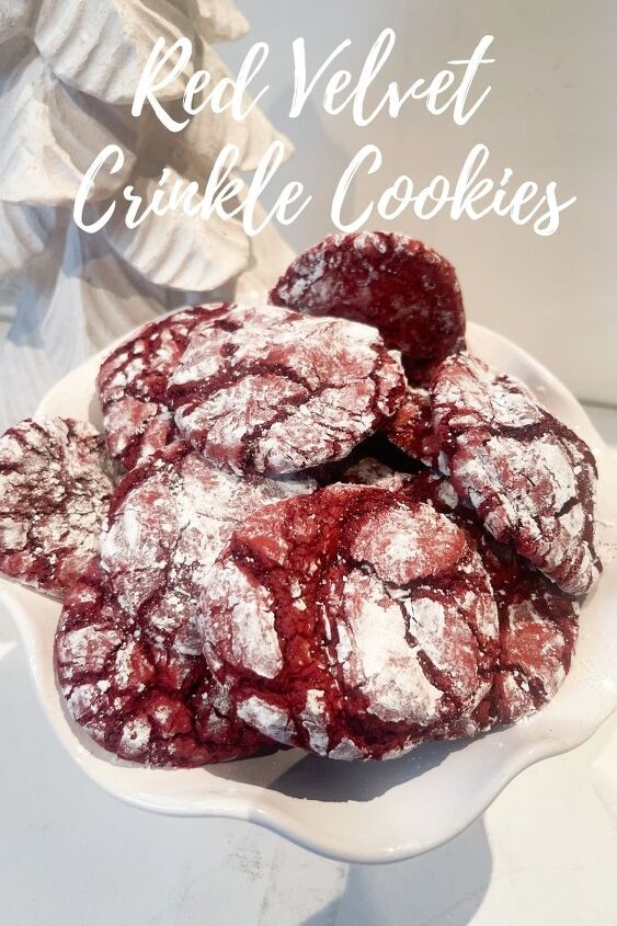 instant red velvet crinkle cookies
