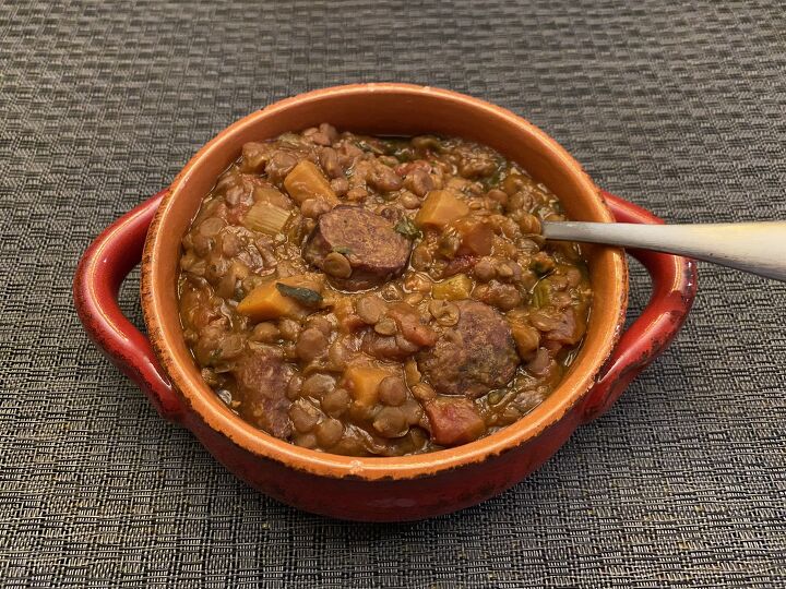 kielbasa and lentil soup recipe