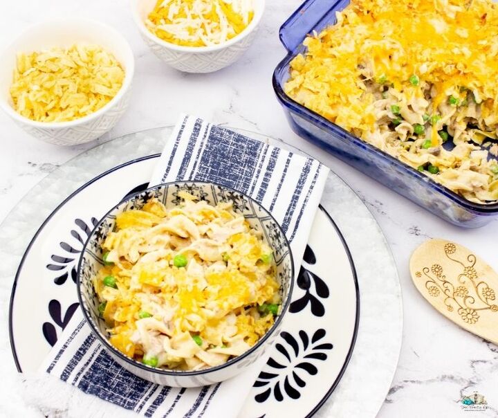 homemade tuna noodle casserole
