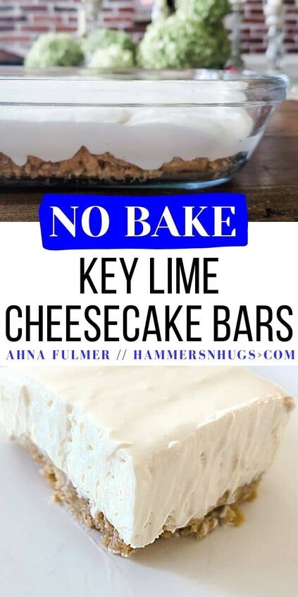 easy no bake key lime cheesecake bars