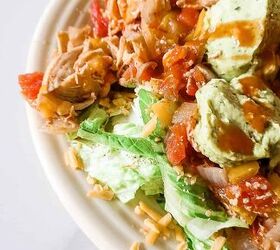 slow cooker fajita chicken salad