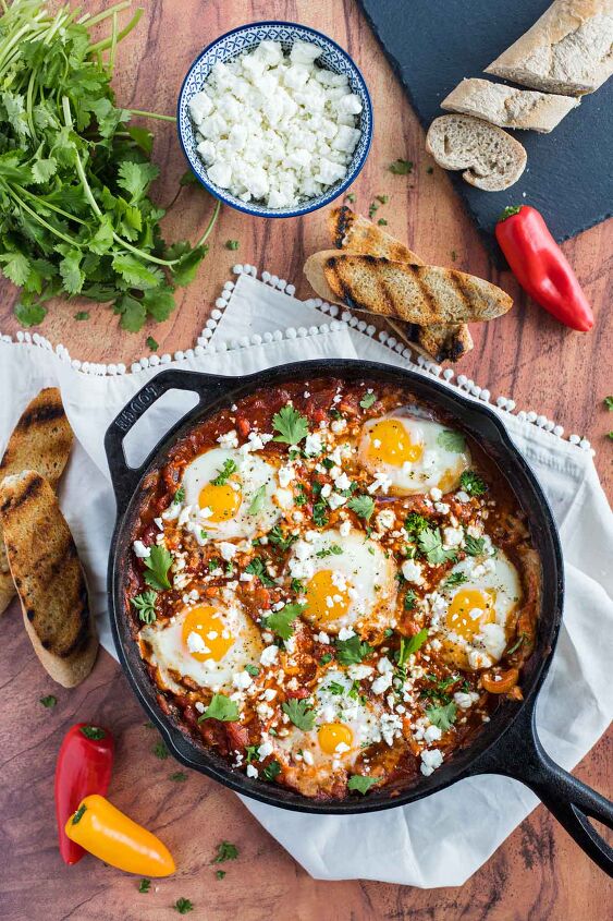 shakshuka with feta