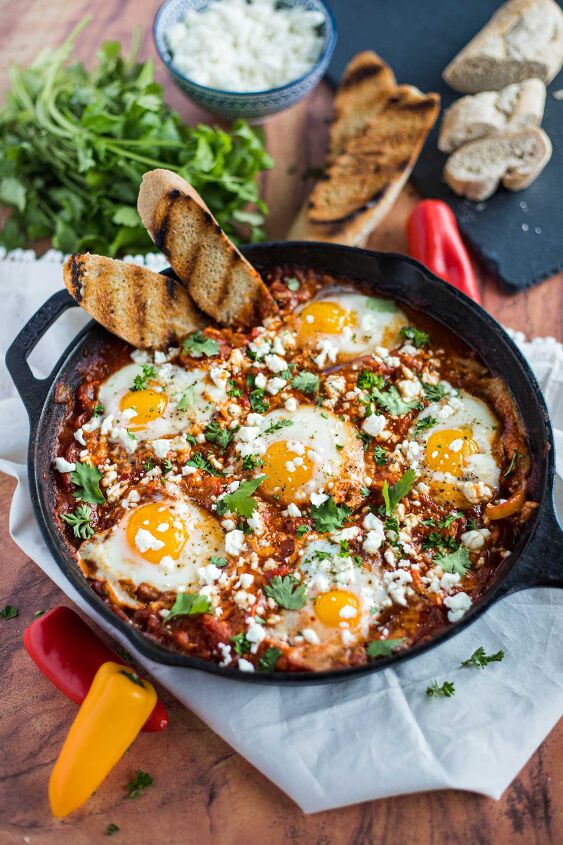 shakshuka with feta