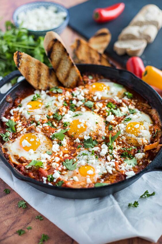 shakshuka with feta