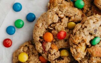 Peanut Butter Oatmeal M&M Cookies