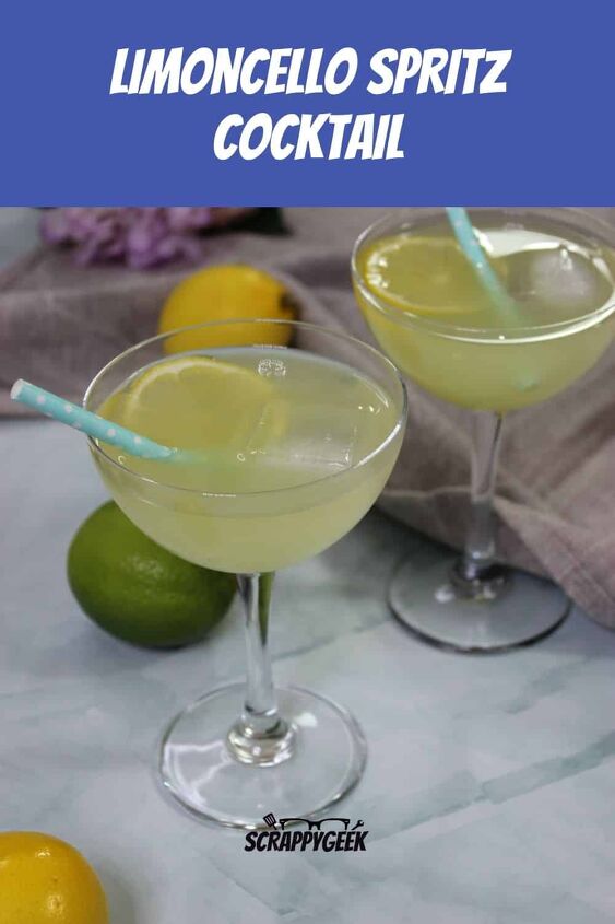 a simple limoncello spritz cocktail recipe for the holidays