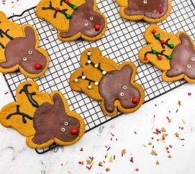 Reindeer Gingerbread Cookies