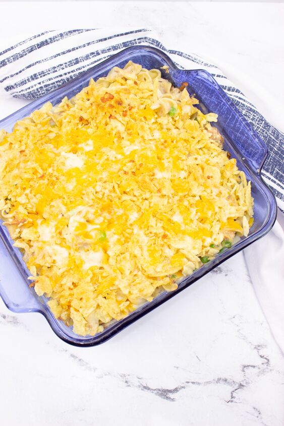 homemade tuna noodle casserole