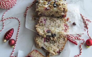 Cranberry Walnut Bread With Fresh Cranberries