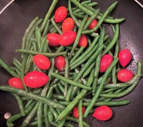parmesan green beans and tomatoes