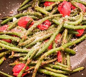 Parmesan Green Beans and Tomatoes