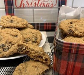 Studded with raisins and just a touch of extra spice, these oatmeal cookies are something special