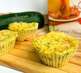 courgette and smoked salmon polenta muffins