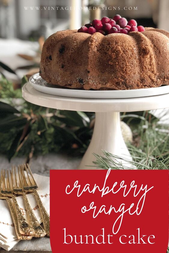 the most delicious and easy cranberry orange cake