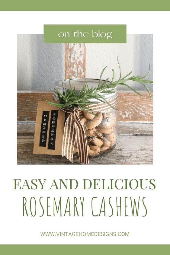 how to make delicious roasted rosemary cashews
