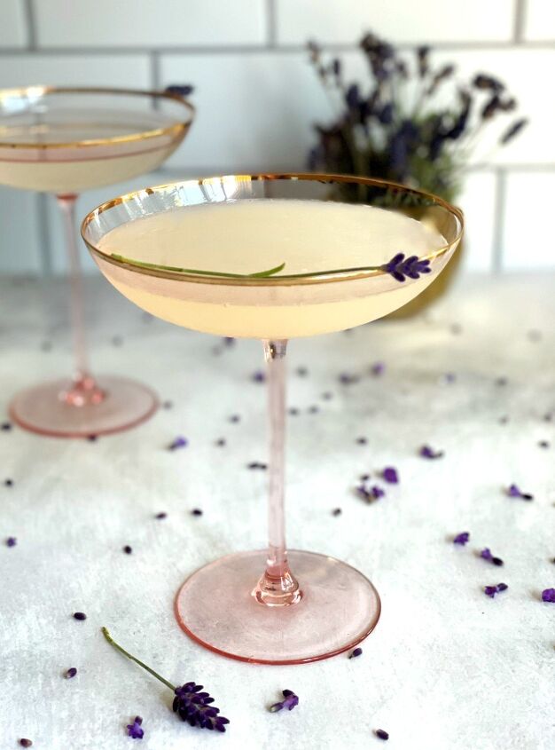s 11 festive cocktails for the holidays, Lavender Lemon Drop Martini
