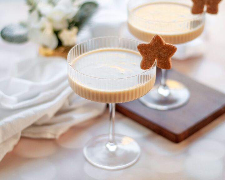 s 11 festive cocktails for the holidays, Gingerbread Eggnog Cocktail