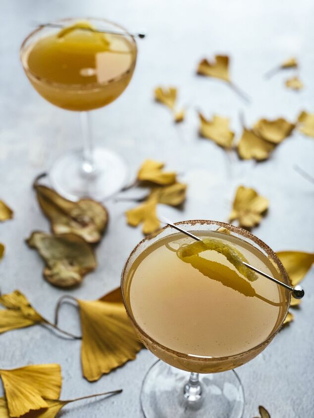 s 11 festive cocktails for the holidays, Ginger Pearsecco Spritz