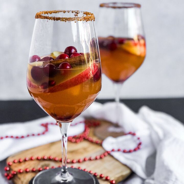 s 11 festive cocktails for the holidays, Apple Cider Sangria