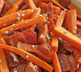 Carrots With Bacon and Maple Syrup