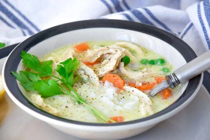 creamy chicken rice soup