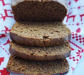 Moist & delicious, this loaf surprisingly has zero gluten, dairy, eggs, or sugar!