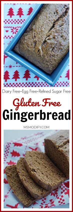 gluten free gingerbread loaf