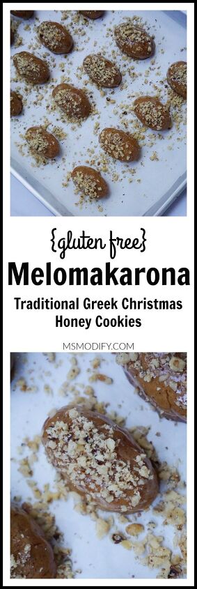 gluten free melomakarona greek honey cookies