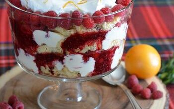 Panettone Trifle With Orange Curd and Raspberries
