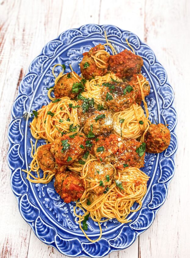 s 10 kid friendly pasta dinner ideas, The Most Comforting Spaghetti Meatballs