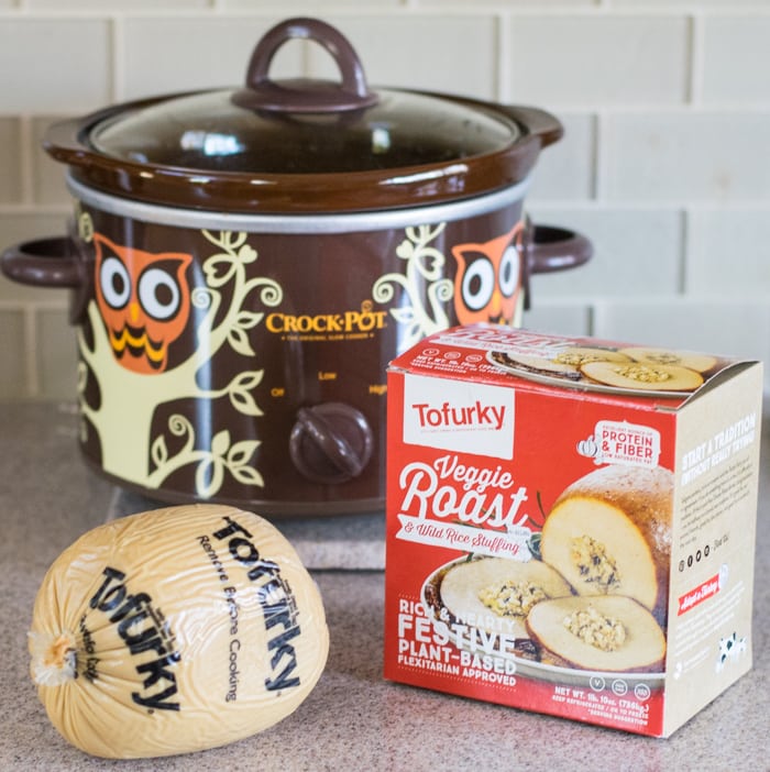 save thanksgiving slow cooker tofurky recipe with maple herb vegan gr