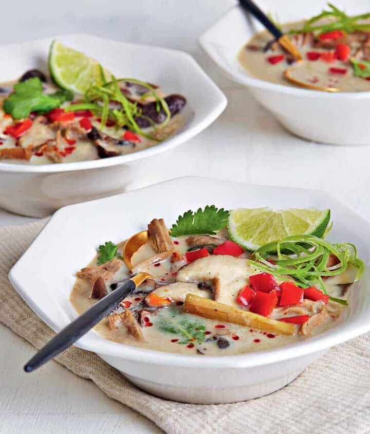 slow cooker jackfruit tom kha gai recipe, photo by Kate Lewis