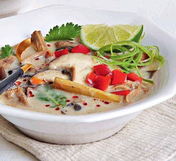 slow cooker jackfruit tom kha gai recipe, photo by Kate Lewis