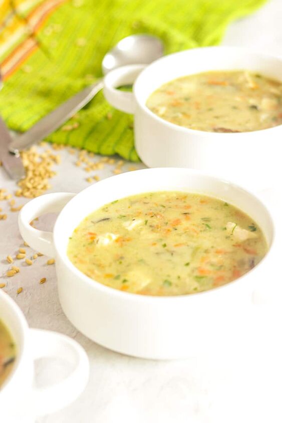the best creamy chicken soup with wheat berry whole wheat