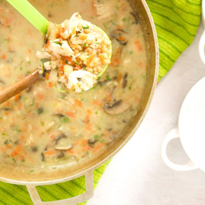 the best creamy chicken soup with wheat berry whole wheat