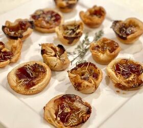 Brie, Cranberry and Rosemary Tarlets | Foodtalk