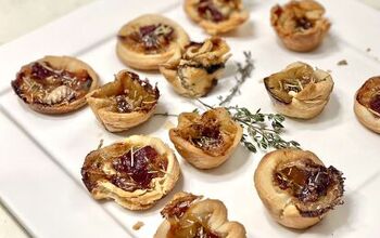 Brie, Cranberry and Rosemary Tarlets