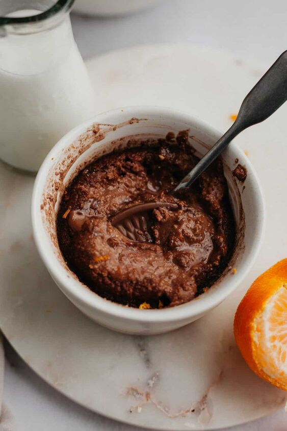 healthy chocolate orange baked oats