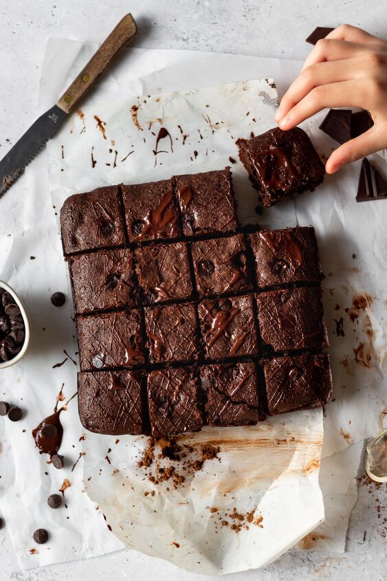 gluten free double chocolate brownies