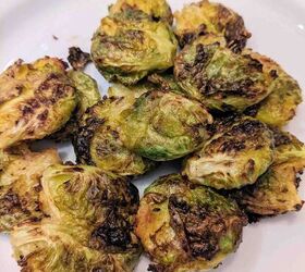 Air Fried Smashed Brussels Sprouts