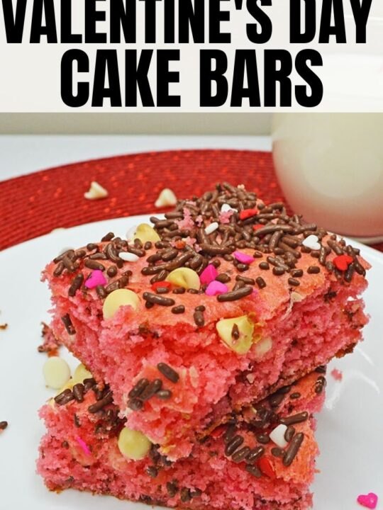 valentine s day cake mix bars are sweet festive
