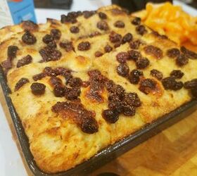 Try this simple & cozy spin on traditional bread pudding