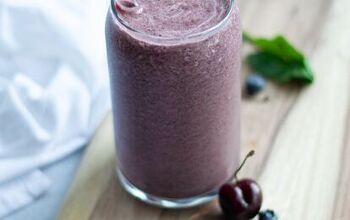 Cherry Berry Smoothie With Coconut Water